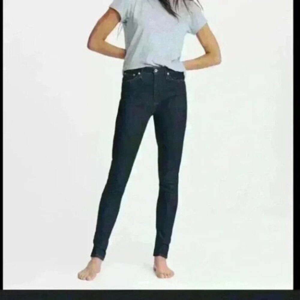 Rag & Bone Dark Wash High-Rise Stretch Skinny Jeans SIze 29